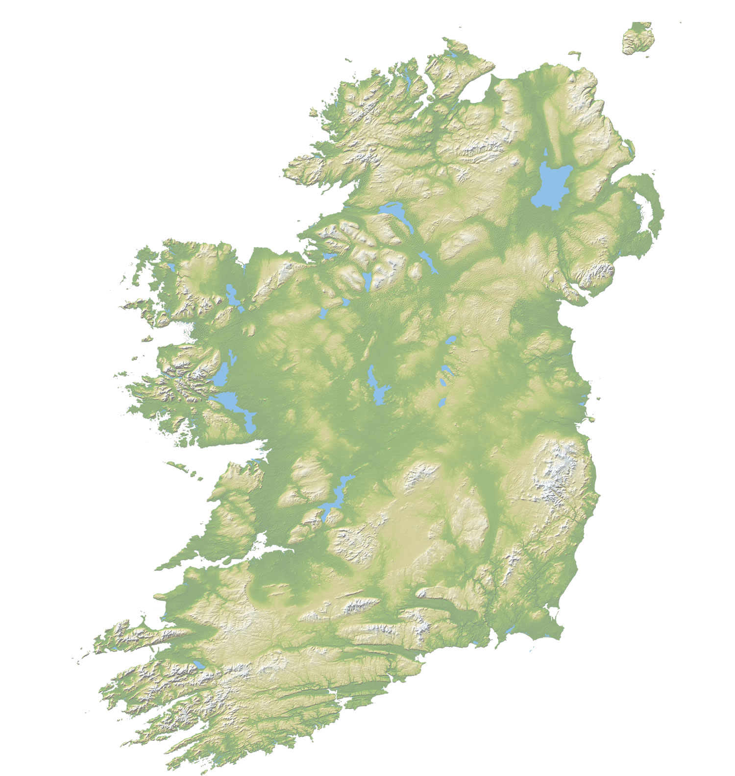 Golf Map of Ireland