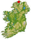 Ballyliffin Glashedy Locator Map