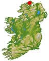 Ballyliffin Old Locator Map