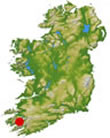 Ring of Kerry Locator Map